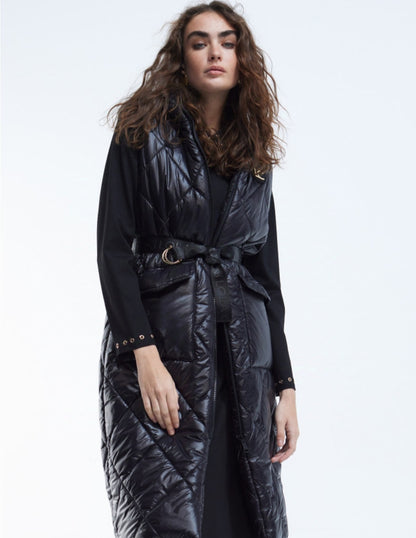 CHALECO LARGO ACOLCHADO