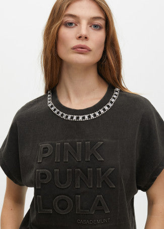 CAMISETA DETALLE CUELLO LC