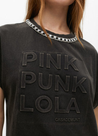 CAMISETA DETALLE CUELLO LC