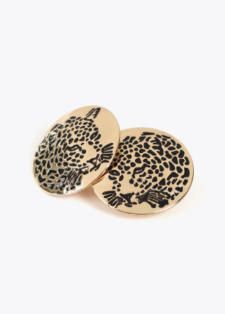 PENDIENTE BOTON TIGRE LC