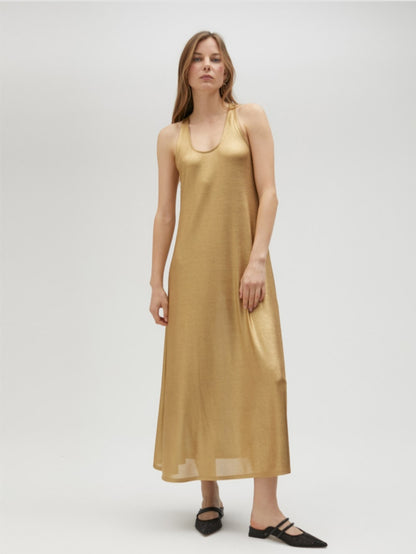 VESTIDO DORADO LC